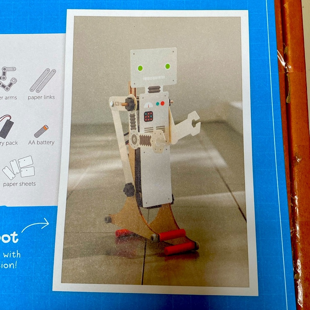 KiwiCo-Walking robot building kit.